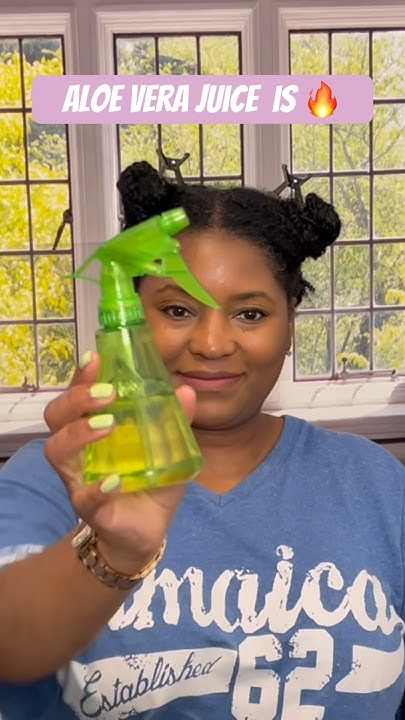  Having a hard time detangling natural hair⁉️Try Aloe Vera juice!💯 # ...