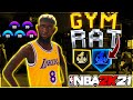 *NEW* How To Get GYM RAT BADGE NBA 2K21 ! NO GLITCH! GYM RAT FASTEST METHOD! (Current & Next Gen)