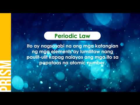 Video: Paano nakaayos ang mga elemento sa periodic table?