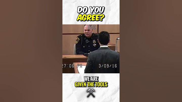 Police Officer SHOCKS THE COURT with his answer