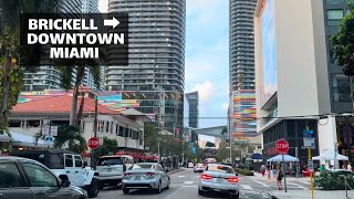 Miami Drive: Scenic Views from Brickell to Downtown!