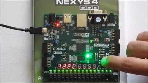 FPGA Artix-7, Design LEDs & SSGs Controller on  Nexyx4 DDR board