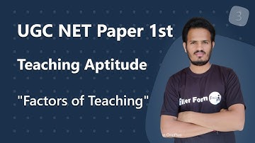 11:00 AM Factors of Teaching | Teaching Aptitude By Jitendra Goswami | NET Teaching Aptitude in hind