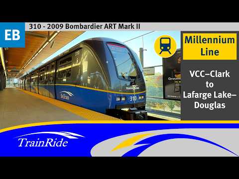 Millennium Line: VCC-Clark to Lafarge Lake-Douglas [2026] | TransLink SkyTrain 2009 BBD Mark II