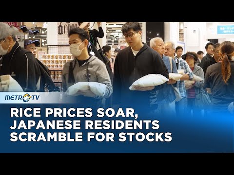 Tokyo Residents Queue for Hours as Rice Prices Double in Japan