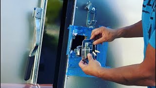 Door Latch Install on a New Cargo Trailer // AP Products //