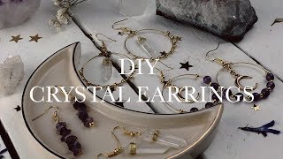 ★ diy crystal earrings ★