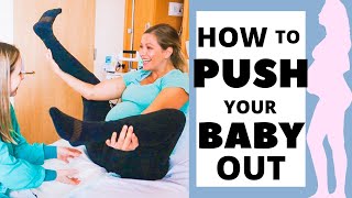 How to PUSH during labor | Best positions to push baby out! screenshot 5