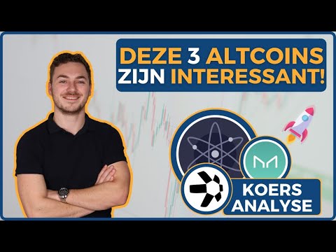 ? DEZE 3 ALTCOINS MOET JE IN DE GATEN HOUDEN! Grote prijsbewegingen voor Bitcoin in aantocht!