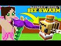 Minecraft: BEE SWARM SIMULATOR! (GROW FLOWERS & GET EPIC BEE PETS!) Modded Mini-Game