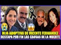 HIJA AD0PTIVA DE VICENTE FERNANDEZ DESTAPA POR FIN LAS C@USAS DE LA MU3RTE DE SU PADRE 😱😱😭😢🖤