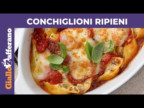 Video: Conchiglie Ripiene Con Carne Macinata, Formaggio: Ricette Passo Passo Con Foto Per Una Facile Cottura