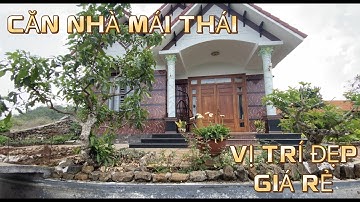 CẦN TIỀN ANH TRƯỜNG PHẢI BÁN CĂN NHÀ VƯỜN GIỮA TRUNG TÂM THỊ TRẤN NGÃI GIAO CÓ NHÀ MÁI THÁI RẤT ĐẸP