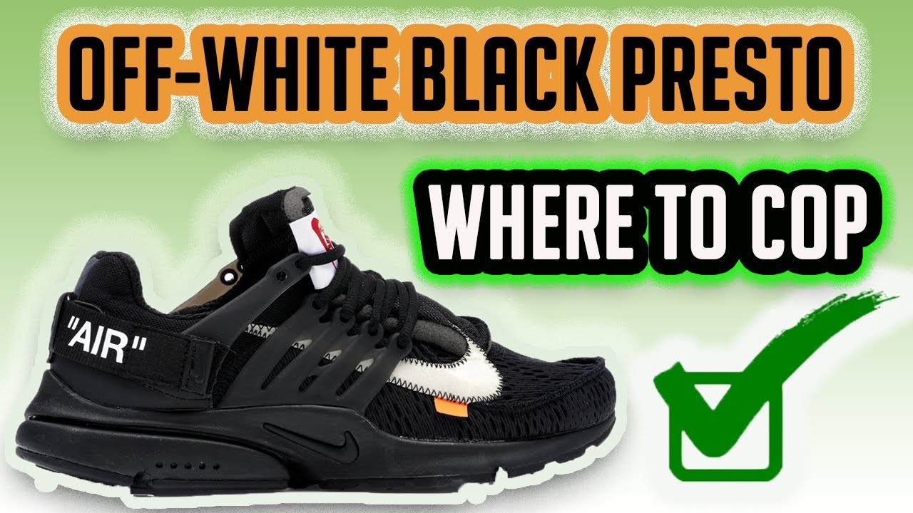 nike off white presto raffle