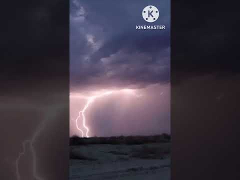 برق ورعد وصوت المطر للااستكنان