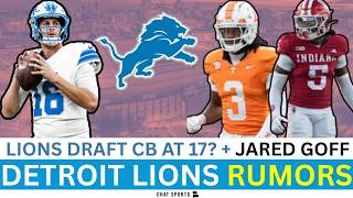 Lions Rumors Lions Draft Cb At 17? Lions Mock Draft Roundup Jared Goff Future