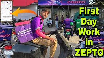 Zepto first day || Zepto Delivery Kaise Kare || How to use Zepto delivery App 2025