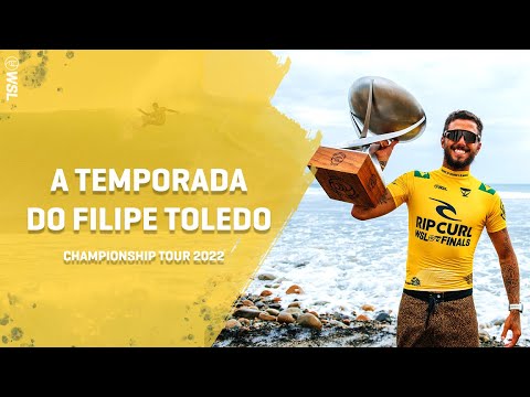 É CAMPEÃO! A temporada de Filipe Toledo no Championship Tour 2022  |  WSL Brasil