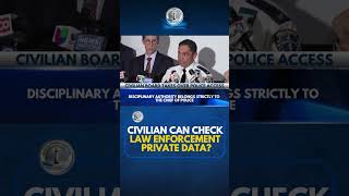 CIVILIAN CAN CHECK LAW ENFORCEMENT PRIVATE DATA?