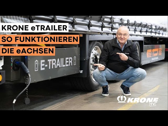 This is how the eAxles work on the KRONE eTrailer. - Part 2 | KRONE TV