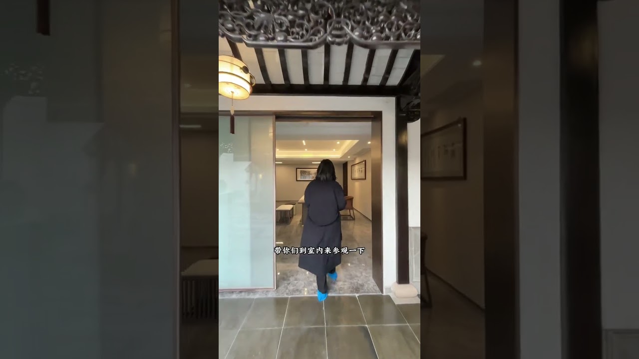 苏州古城区的中式别墅，园林做的非常漂亮 #中式庭院 #合院别墅 #苏州别墅