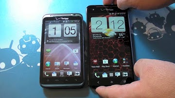 Verizon Droid DNA and the ThunderBolt