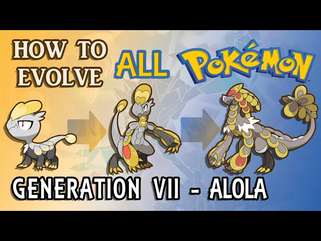 Alola Pokedex  All 88 Gen 7 Alola Pokemon 