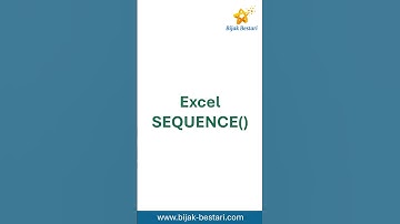 Excel Sequence() function