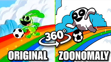 360º VR Smiling Critters Original vs Zoonomaly (Poppy Playtime Chapter 3 Animation)