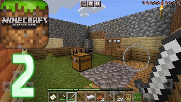 MINECRAFT: POCKET EDITION - Part 1 (iPhone Gameplay Video) 