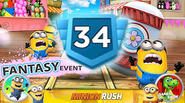 Minion Rush AGENT RANK 34 Prize Pod Fantasy Event gameplay walkthrough