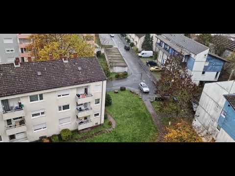 First Snowfall of 2022 - 4k -Elsenfeld, Germany. Grass gone white in the Last Minute of this Video