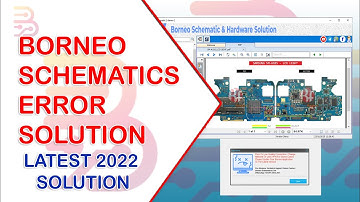 BORNEO SCHEMATICS ERROR | BORNEO ERROR SOLUTION BY SHREE JI MOBILE REPAIR | LATEST 2022 SOLUTION