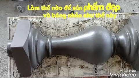 Hướng dẫn sản xuất lục bình bê tông đẹp và không bị nứt cổ