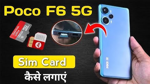 poco f6 5g me sim kaise lagaye !! poco f6 sim slot !! how to insert sim card in poco f6 5g