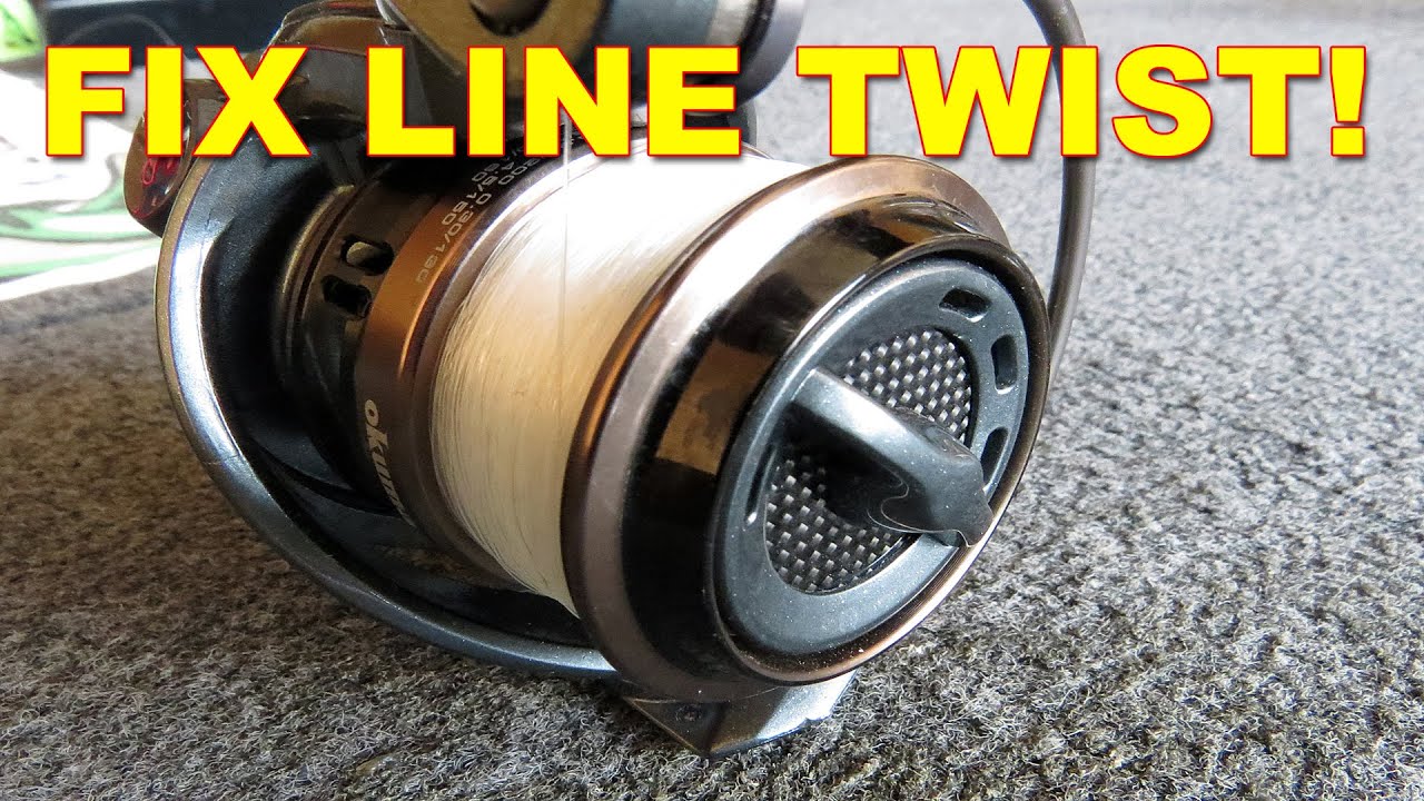 Fix Line Twist In Spinning Reels While Bank Fishing: This Works!, Video