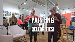 Painting With Celebrities! This time its Jayne Eastwood!