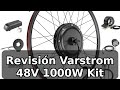Review completa del Varstrom 48V 1000W Kit Conversión Ebike 27,5 Pulgadas