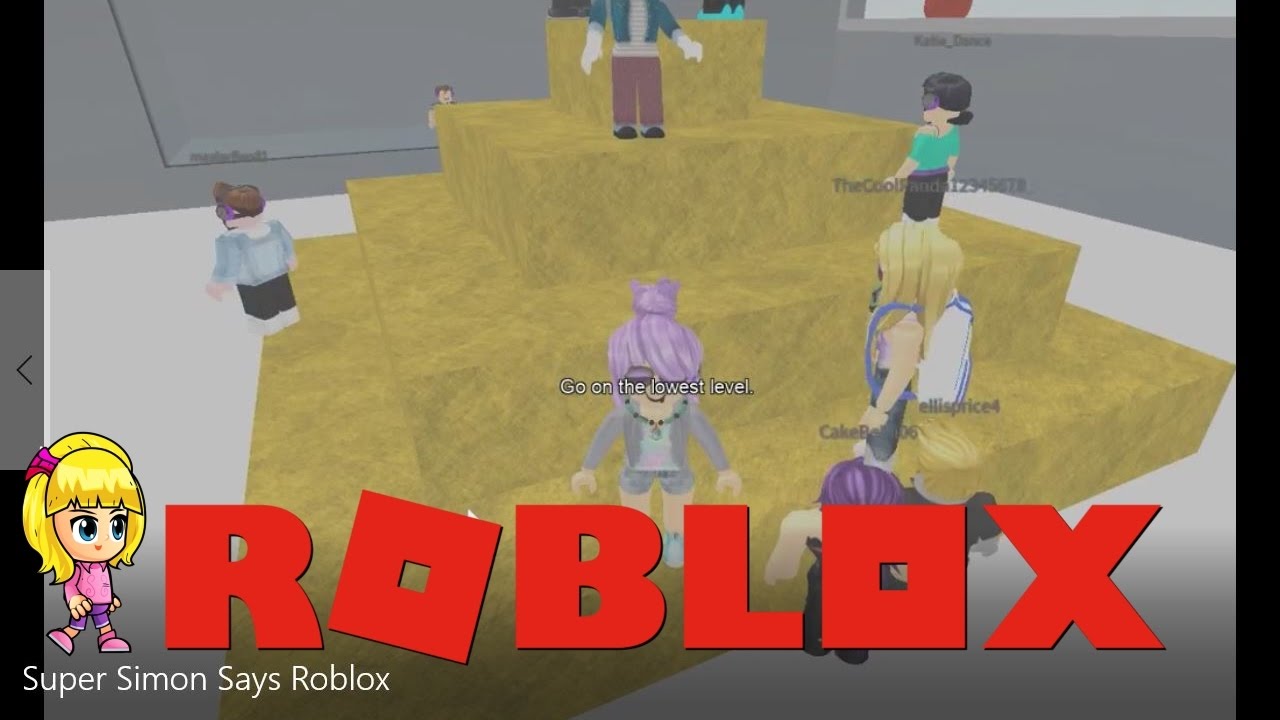 Super Simon Says Roblox Youtube - roblox simon says codes