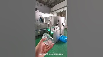 Juice bottle unscramble machine bottle sorting feeding machine running video