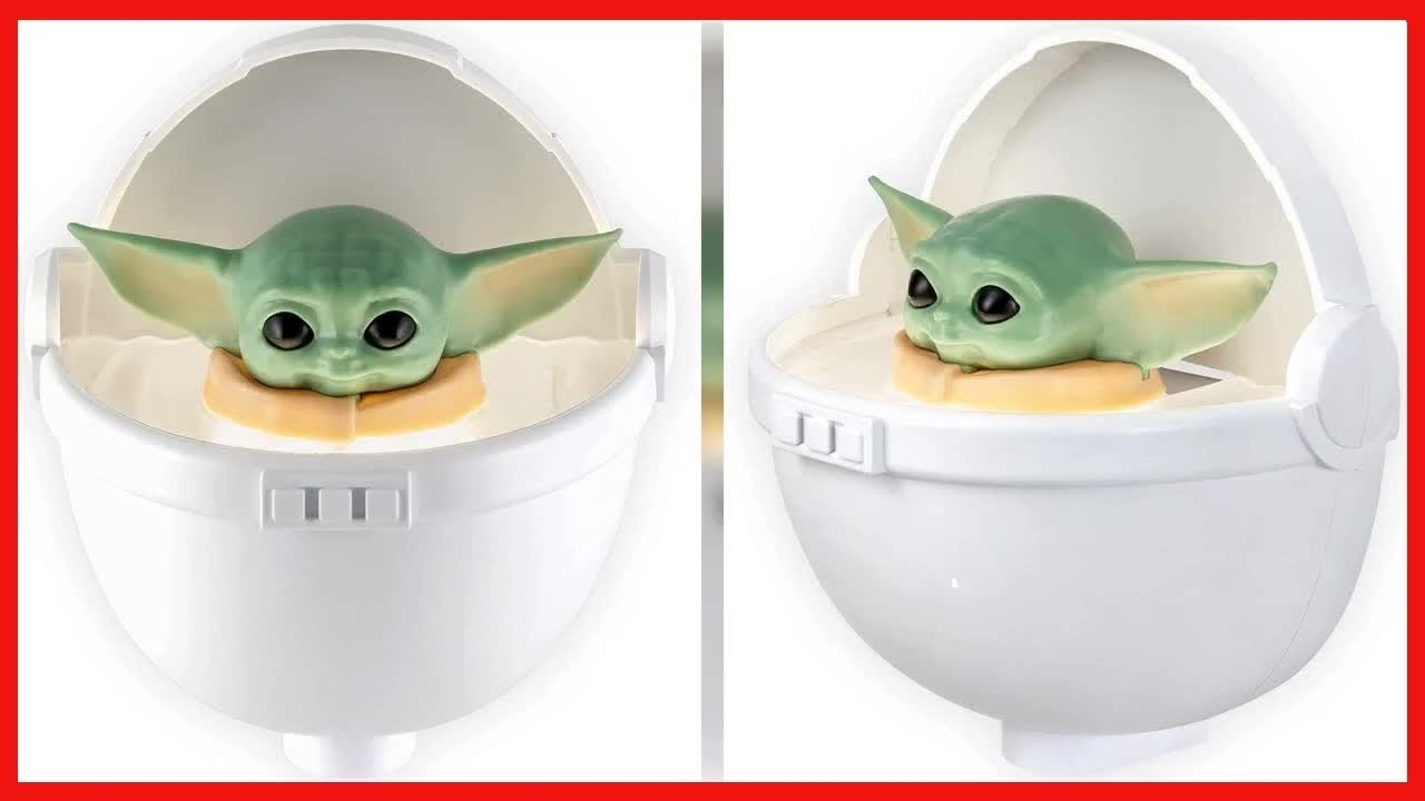 Great product -  STAR WARS LED Night Light, Baby Yoda Floating Carrier, Plug-in, Dusk-to-Dawn Sensor