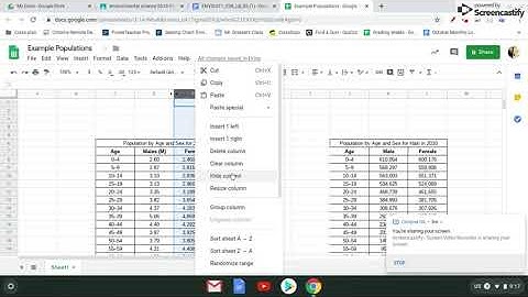 How to create an age structure diagram
