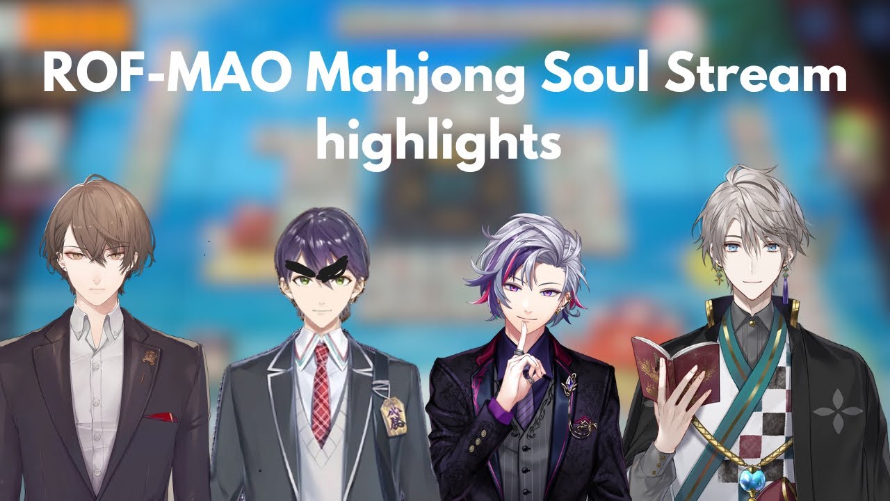 [Eng Sub] ROF-MAO Mahjong Soul Stream Highlights [ROF-MAO/Nijisanji]