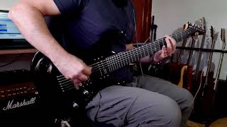 Fear Factory- Replica-(Backing track cover guitar) LTD MH17