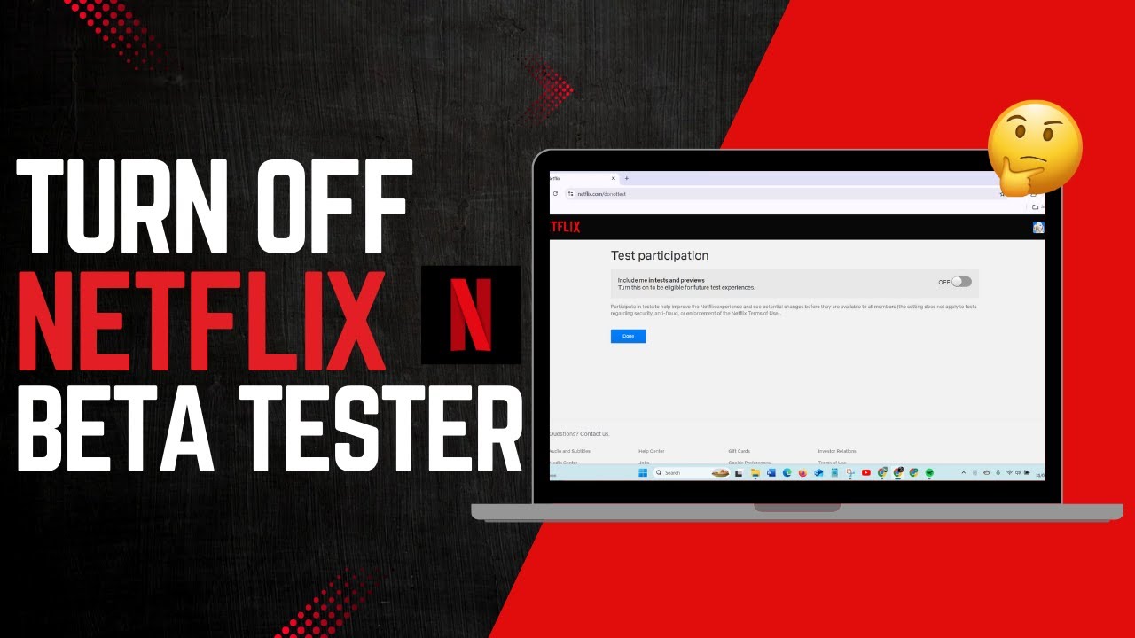 Netflix Injection Testing How to Disable Feature Testing on Netflix - YouTube
