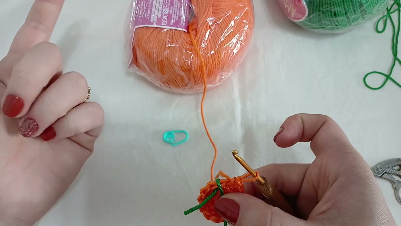 Como usar marcador ou linha de marcação no crochê, amigurumi e trabalhos circulares #crochê 