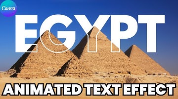 Animated 3D Text Effect Tutorial in Canva (Canva Animation) تعليم كانفا للمبتدئين للربح من الأنترنت