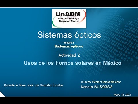 Uso de hornos solares en México