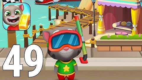 Talking Tom Gold Run Gameplay Walkthrough Part 49 - Splashy Tom [iOS/Android Games]