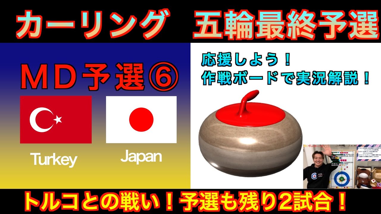 カーリング・作戦ボード解説】ミラノコルティナ五輪 世界最終予選